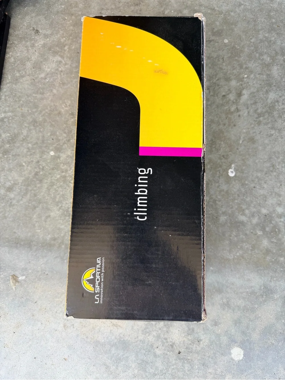 La Sportiva Green and Orange Men's Climbing Shoes